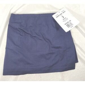 Becky Thatcher Girl's School Uniform Skort #3969LG05 - Navy Blue - Size 3